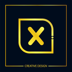 Obraz premium Initial Letter X Logo Template Vector Design