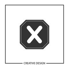 Fototapeta na wymiar Initial Letter X Logo Template Vector Design