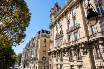 Fototapeta na wymiar A wide look to streets in Paris