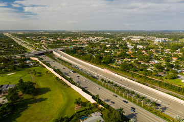 Aerial drone photo Kendall Miami Florida