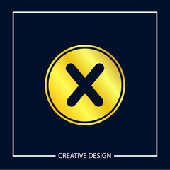 Obraz premium Initial Letter X Logo Template Vector Design