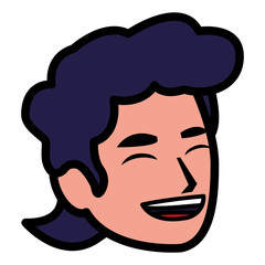 cartoon man icon 