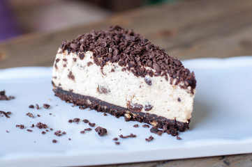 Baileys Cake with chocolate pieces