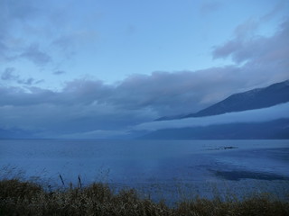 stormy weather on the shores of Duck Lake