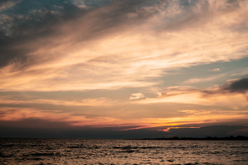 sunset seascape
