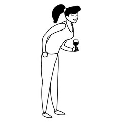 cartoon woman design