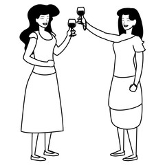 cartoon women design