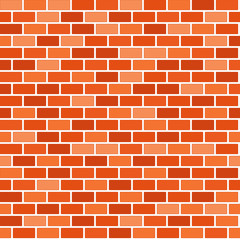 Brown brick wall background - Vector