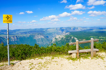 Fototapeta premium Durmitor and Tara Canyon