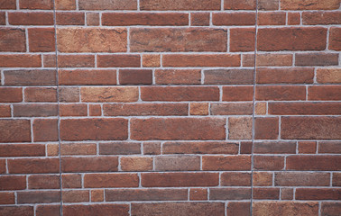 shiny brick wall texture background.Bright abstract mosaic brown background with gloss.Bathroom tiles for background.Detail shot of an old brown brick wall.pattern in the form of bricks