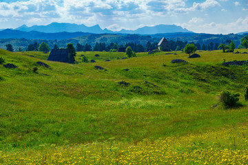 Fototapeta premium Village in durmitor
