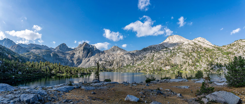 Pano along JMP,  Rae Lakes, CA