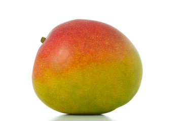 ripe mango isolated on white background