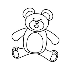 Obraz premium cute bear teddy character
