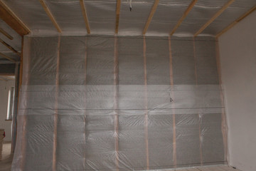 thermal and hidro insulation wall insulation construction new residential home