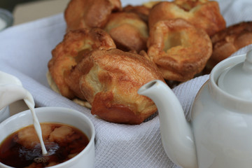 english breakfast postcard background