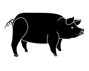 pig animal farm icon