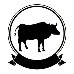 cow animal farm icon
