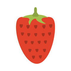 Strawberry fruit isolated