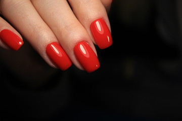 Sexy red manicure