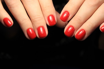 Sexy red manicure