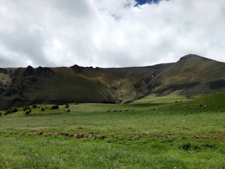 Comprensorio del vulcano Cotopaxi in Ecuador