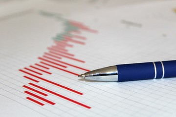 pen on project chart