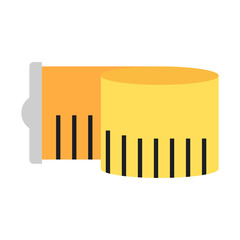 Measuring Tape. Vector illustration. White background. EPS 10.