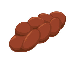 delicious bread isolated icon