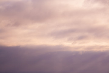 Clouds unusual pattern