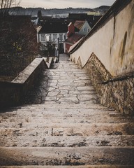Way down from Castle Stainz, Austria