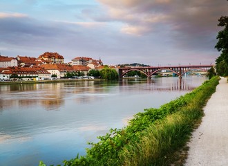 Obraz premium Bridge in Maribor, Slovenia