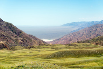 Assy Plateau and Bartogay Lake in South East Kazakhstan taken in August 2018taken in hdr taken in hdr