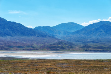 Bartogay Lake in South East Kazakhstan taken in August 2018taken in hdr taken in hdr
