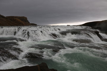 Gullfoss waterfall in Iceland