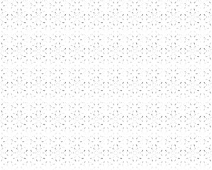 black and white stylized plant ornament