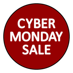 Cyber monday sign.