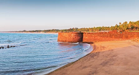 Foto op Plexiglas Vestingwerk Aguada fort, Noord-Goa, India