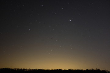 Stars in Night Sky 