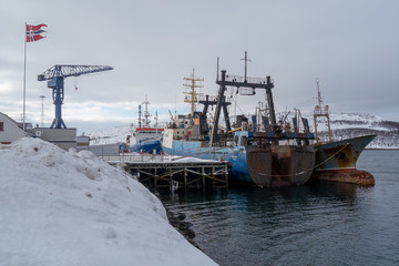 North Sea Norway Kilkenes Fisherman boat industry