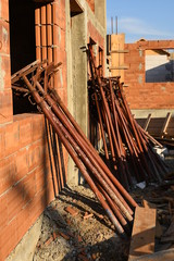 Construction house site.