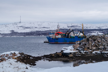 North Sea Norway Kilkenes Fisherman boat industry