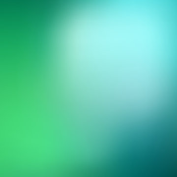 Abstract green and blue blurred gradient background with light. Nature backdrop. Mesh gradient. Ecology concept for your graphic design, banner or poster. Vector
