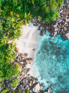 Lonely hidden beach in paradise II