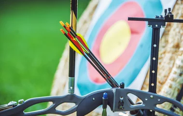 Poster Archery. Sport, recreation concept © bobex73