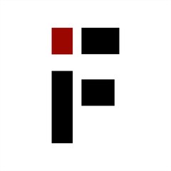 iF, Fi initials geometric letter company logo