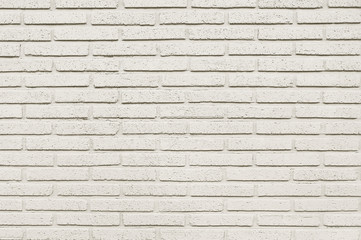 White brick wall background texture