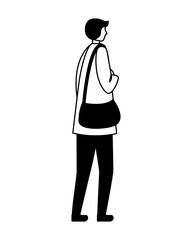 woman character wearing winter clothes