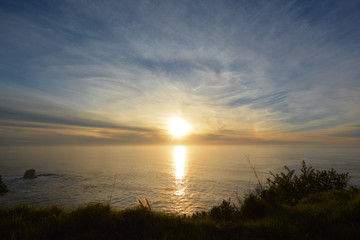 Sunset Over Ocean