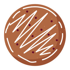 christmas cookie icon 